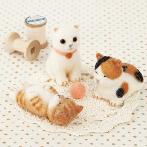 ハマナカ 手芸キット ベビーアニマル ねこの赤ちゃん H441-580