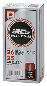 IRC TIRE (ACEA[EV[) ] `[u HE 26 × 1.25-1.50EWO 25 × 1 3/8 ou40mm