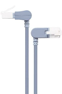 エレコム LANケーブル CAT6A スイング式コネクタ ツメが折れない 爪折れ防止コネクタ cat6a対応 スリム ブルー LD-GPATSW/BU 1m