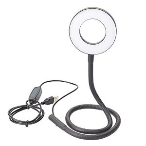 �G�c�~ �����O���C�g VLOG LED�����O���C�g 3.5�C���` + �X�l�[�N�X�e�B�b�N�Z�b�g �y �O�a 9cm�R���p�N�g�ȑ��T�C�Y / �t���L�V�u���X�e�B�b�N �z�u���b�N VE-2299