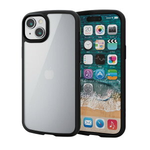 GR iPhone15 Plus P[X TOUGH SLIM LITE ϏՌ Ռz ^ y XgbvV[gt Xgbvz[t [SzũGA[NbVՌz] ubN PM-A23BTSLFCBK