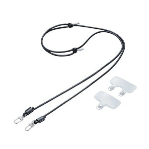 [�G���R��] �X�}�z �V�����_�[�X�g���b�v ���|�� ��|�� �X�g���b�v�z���_�[2��ޕt�� ���U�[ �ەR 4mm �u���b�N P-STSDH2LR04BK