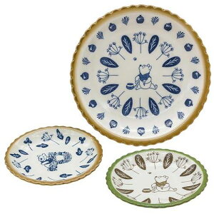 ディズニー 「 くまのプーさん 」 食器セット 皿 プレート 3点セット カレーパスタ皿×1枚 約14cm皿×2枚 食洗機対応 電子レンジ対応 イン・ザ・ウッド 食器 雑貨 グッズ 日本製 3536-02