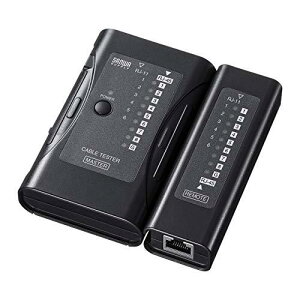 �T�����T�v���C LAN�e�X�^�[ RJ-45(LAN�P�[�u��)/RJ-11(���W�����[�P�[�u��)�Ή� LED���C�g���� �e�@�E�q�@�E���� LAN-TST6