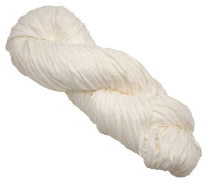 ハマナカ 手編み毛糸 手染めが楽しくなる糸 エコアンダリヤ 並太 COL. 41 ホワイト 系 100g 約 200m 3045