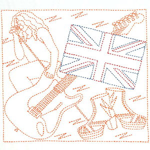 hイLbg wD̉ԂӂLbg SASHIKO WORLD England jIWbNƃbN[ KSW-026x Tulip `[bv