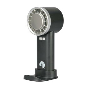 キャプテンスタッグ(CAPTAIN STAG) アウトドア 携帯扇風機 ハンディファン 冷却プレート付き ハンディクールファン 3段階風力調節 USB充電式 ブラック UW-4516