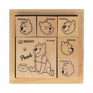サンスター文具 ディズニー スタンプ アソート Winnie Pooh くまのプーさん ファニーフェイス S3223043