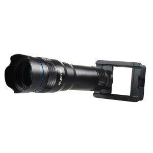 エレコム スマホ 望遠レンズ 16倍 16× 外付け 挟むだけ FMC加工 ケラレ現象軽減 レンズキャップ付き 収納ポーチ付属 iphone P-SLZ16XBK