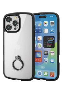 GR iPhone 16 Pro Max P[X NA ϏՌ Ռz Ot nCubh ^ y Xgbvz[t SGA[NbV Xgbvz_[V[gt TOUGH SLIM LITE ubN PM