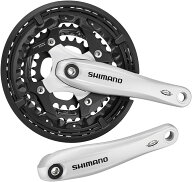 シマノ(SHIMANO) クランクセット FC-T521 シルバー 48X36X26T 170mm 10S チェーンガード付 ・対応BB オク…
