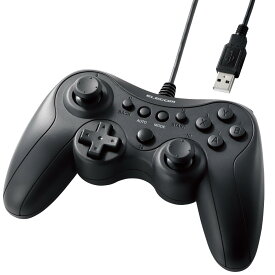 エレコム ゲームパッド 有線 Xinput Xbox系配置 連射 スティックモード切替 軽量 ブラック JC-GP20XBK