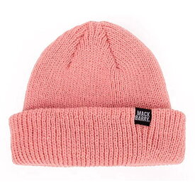 [マクバリー] COZY SHORT BEAINE 韓流アイドル着用で キャップブランド ニット帽 ニットキャップ メンズ レディース 国内正規品 (ピンク)
