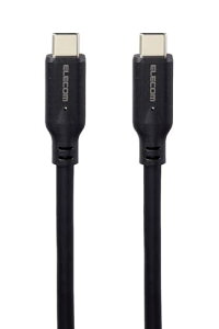 �G���R�� USB 10Gbps�P�[�u��(USB Type-C - USB Type-C/100W�Ή�) 1m �u���b�N MPA-CC1G10BK