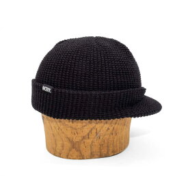 [マクバリー] M VISOR CAP BEANIE 韓流アイドル着用で キャップブランド ニット帽 ニットキャップ メンズ レディース 国内正規品 (ブラック)