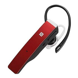 BUFFALO Bluetooth 4.1対応ヘッドセット 片耳タイプ ノイズキャンセリング機能搭載 レッド BSHSBE500RD
