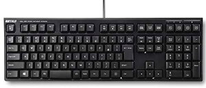 BUFFALO obt@[ USBڑ LfB[vXg[Np^OtL[{[h ubN BSKBU510BK