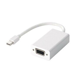 エレコム Mini DisplayPort-VGA変換アダプタ 0.15m ホワイト