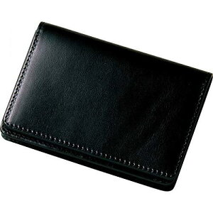 栃木レザー名刺入 ブラック 22418710