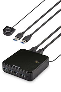 GR USBؑ֊ USB3.0 PC2|[g ڑ@4|[g 茳XCb` ubN U3SW-T2