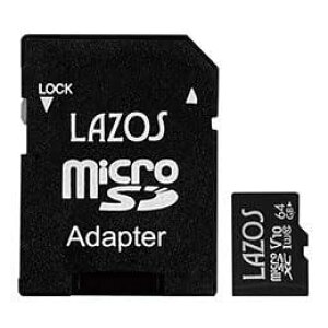 y20Zbgz Lazos ϋvmicroSDJ[h 64GB pbP[W L-B64MSD10-U3V10X20