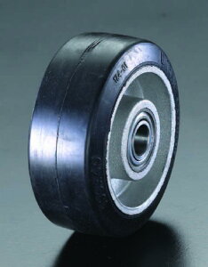 100x40mm 車輪(ラバータイヤ・アルミホイール) EA986M-100