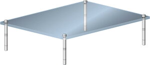 zr[x[X v~Ap[cRNV fx[X L W270mm×D200mm×2mm 2 fBXvCObY PPC-K124