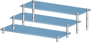 zr[x[X v~Ap[cRNV fx[X WЂȒd W270mm×D80mm×4mm 3 fBXvCObY PPC-K127