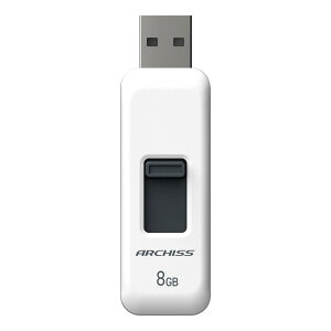 ARCHISS USB 8GB USB2.0 XCh Xgbvz[t LbvXfUC zCg AS-008GU2-PSW