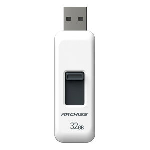 ARCHISS USB 32GB USB2.0 XCh Xgbvz[t LbvXfUC zCg AS-032GU2-PSW