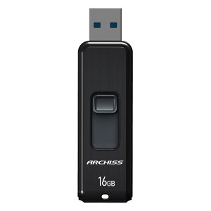 ARCHISS USB 16GB USB3.2(Gen1) / USB3.1(Gen.1) / USB3.0 / USB2.0 Ή XCh Xgbvz[t LbvXfUC AS-016GU3-PSB