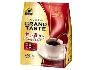 キーコーヒー グランドテイスト 甘い香りのモカブレンド 粉 (FP) 240g