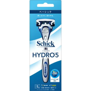 ハイドロ Schick(シック) ハイドロ5 ベーシック ホルダー(刃付き+替刃1コ) スキンガード付 5枚刃 ブルー