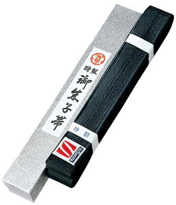 九桜 JOG 特製 黒朱子帯 2.5号サイズ (化粧箱入) JOG25B