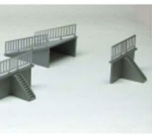 ■【コスミック 】HOゲージホーム端用スロープと階段 組立キット エンドウ用(HP-T26EK)鉄道模型 COSMIC