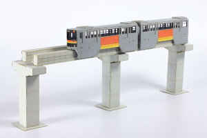 ピーエムオフィスエー PLUM 1/150 多摩都市モノレール 1000系 2両セット ペーパーキット MS091