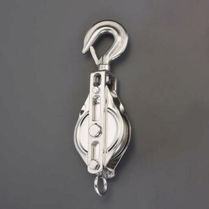 エスコ (Esco) フック型滑車(ステンレス) 75mm/500kg EA987HJ-21