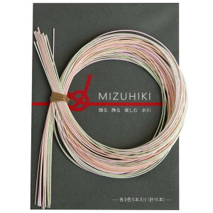 piece MIZUHIKI 水引アソートセット リーフレット付 3色各5本入 フルーツ PHC-100-23 90cm