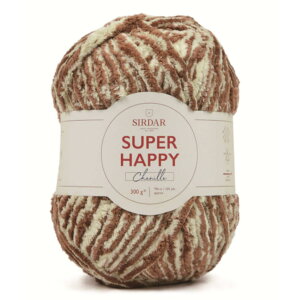 �T�[�_�[ SUPER HAPPY CHENILLE �X�[�p�[�n�b�s�[�V�F�j�[�� �ɑ� #154 �^�C�K�[ ��300g�� ��96m DMCF031, �u���E��