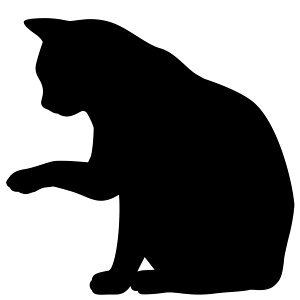 mP[X LEDƖ Ǌ| Ɩ LbgEH[Cg (CAT WALL LIGHT) ˂  TL-CWL-01 ubN iTCY:15.5×s2×15cm