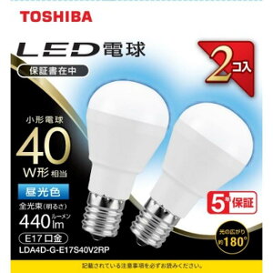 (TOSHIBA) LEDd 40W Lz F E17 2P Ή LDA4D-G-E17S40V2RP