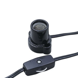 Gp (ELPA) R[ht\Pbg d 125V 3A E17 1.5m KP-M1715H(BK)