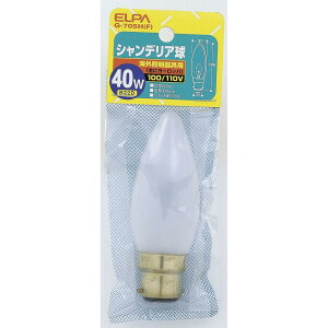 �G���p (ELPA) �V�����f���A �d�� �Ɩ� B22D 40W �t���X�g G-705H(F)