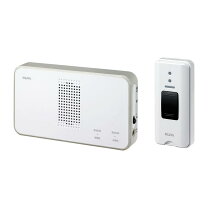 楽天市場】elpa ワイヤレスチャイム 押ボタン送信器セット ews－1001の通販