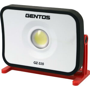 GENTOS(ジェントス) 投光器 LED ワークライト AC電源/USB 充電式(専用充電池) 1700ルーメン ガンツ GZ-320 耐水 作業用ライト 屋外 COB 釣り