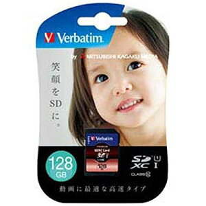 VERBATIMJAPAN 128GB�EUHS-I/Class10�Ή� SDXC�J�[�h SDXC128GJVB3
