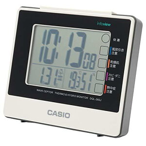 CASIO(JVI) ڊo܂v dg fW^  x x J_[ \ zCg H10.4×W11.5×D5cm DQL-260J-7JF
