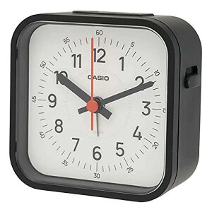 CASIO(カシオ) 目覚まし時計 黒 アナログ 小型 ミニライト スヌーズ ライト 付き TQ-169-1JF