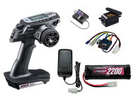 SANWA MX-6 EP START SET RX-391W/BL-SIGMA/HVS-702 電動RCカー用 プロポセット 防水仕様受信機 + ロープ…