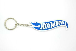 フリースタイル ラバーキーチェーン "ホットウィール" ホワイト/ブルー